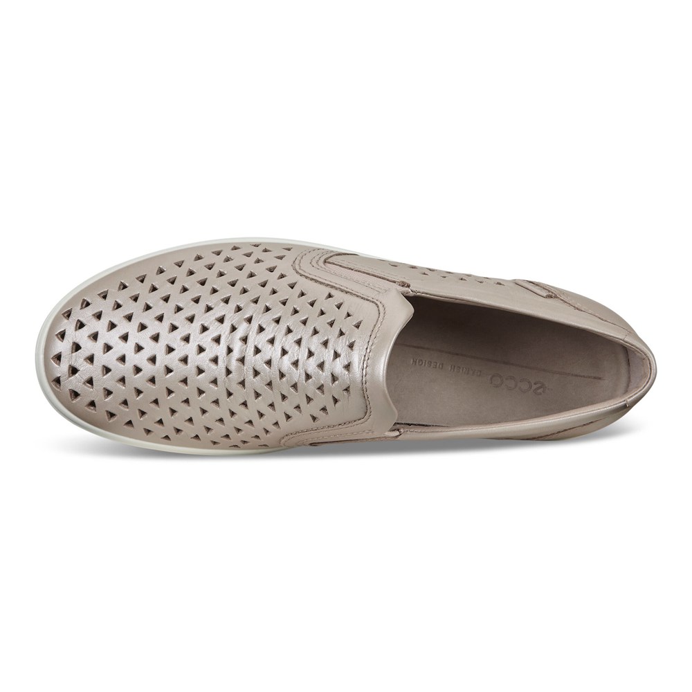 Slip On Mujer - ECCO Soft 7 Sneakers - Grises - RWH359218